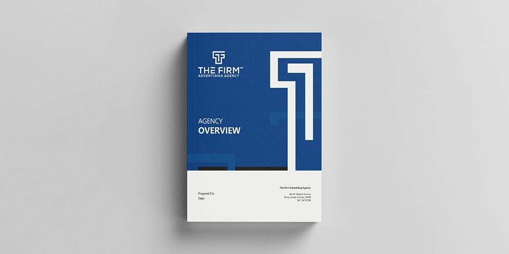 Preview of The Firm Advertising Agency brochure
